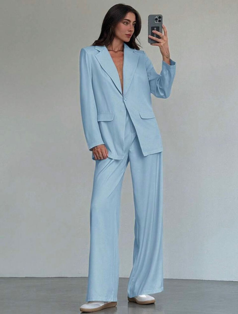 Elegant Blazer and Pants Set - Effortless Elegance