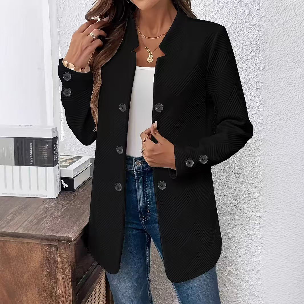 Blazer "Grid Logic" Silver Geometric | Edición Technical Architect