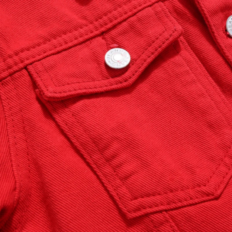 Women's Denim Jacket – Classic Stretch Fit for Casual Outfits