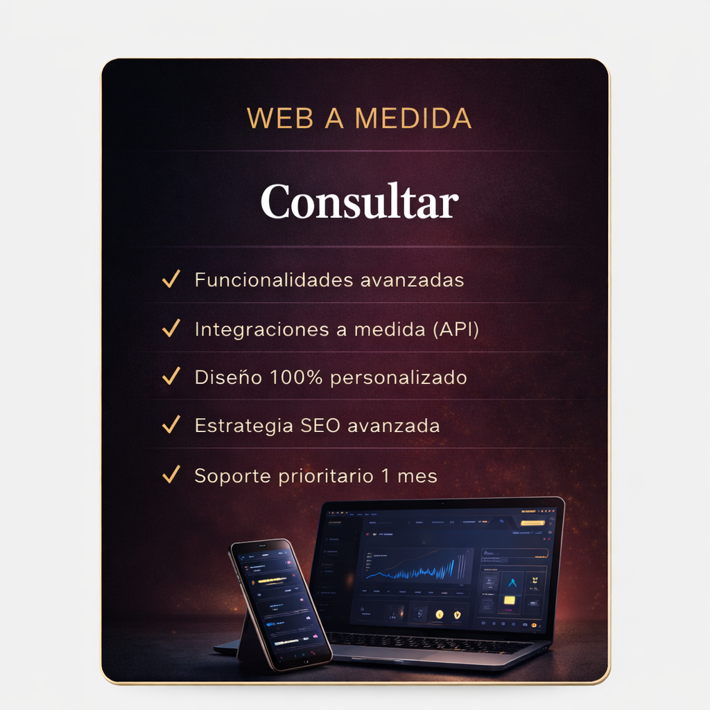 Web a Medida – Consultar