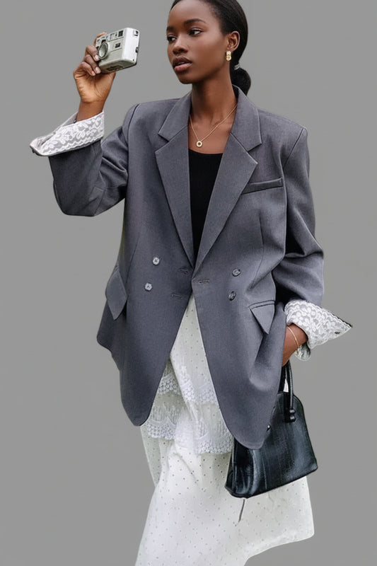 Blazer "Frontend Overlay"  Steel Grey & Lace | Edición Design Systems
