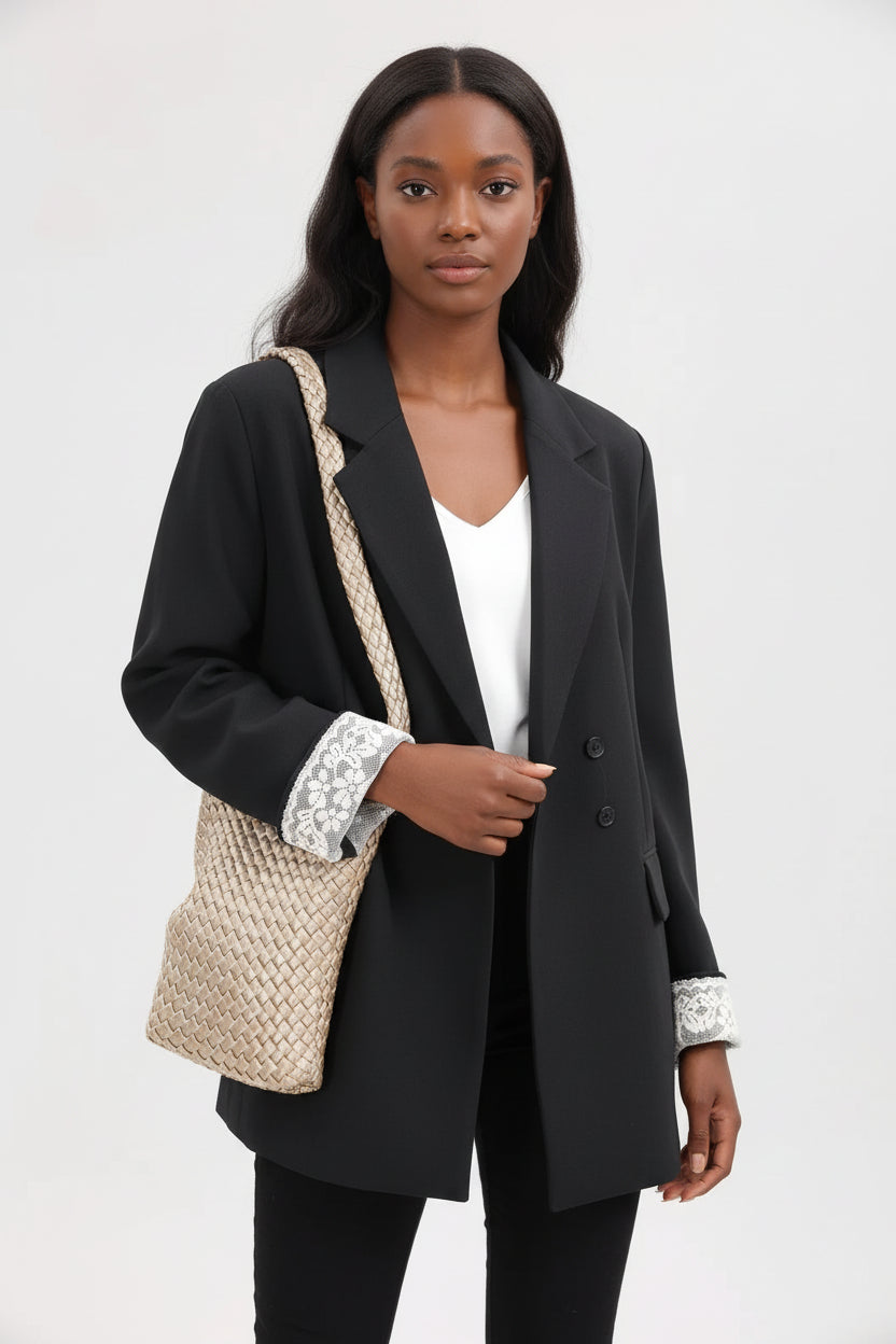 Blazer "Frontend Overlay"  Steel Grey & Lace | Edición Design Systems