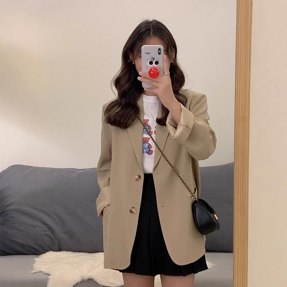 Blazer "Agile Iteration"  Camel Sophistication | Edición Tech Elegance