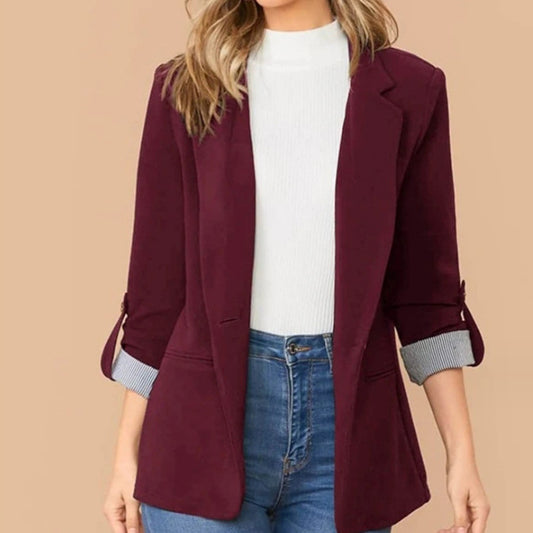 Blazer "Heritage Red"  Deep Burgundy | Edición Creative Studio