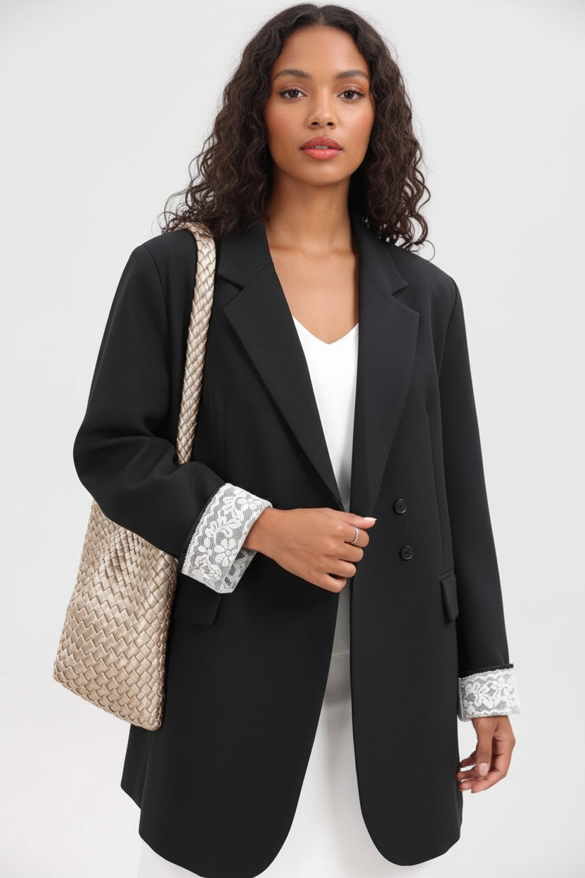 Blazer "Frontend Overlay"  Steel Grey & Lace | Edición Design Systems