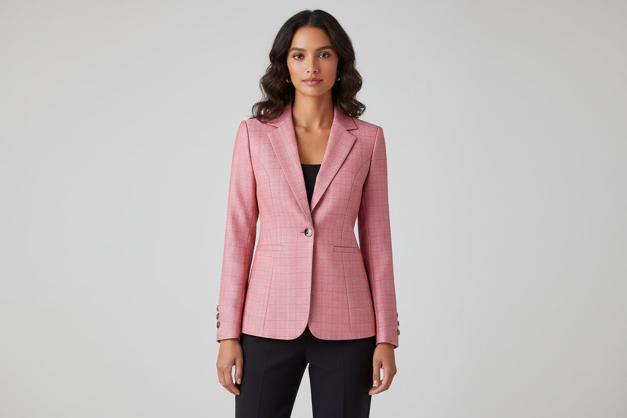 Blazer "Wireframe Rose"  Precision Grid | Edición Interface Design